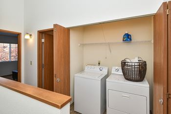 Full-size washer & dryer in home